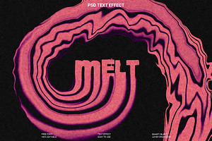 Melted Swirl PSD Text Effect, a Layer Style Add-On by Imamul001