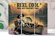 Funny Skeleton Fishing 20oz Tumbler, an Arts & Entertainment Photo by LamanAzalea (Thumbnail 1 of 2)