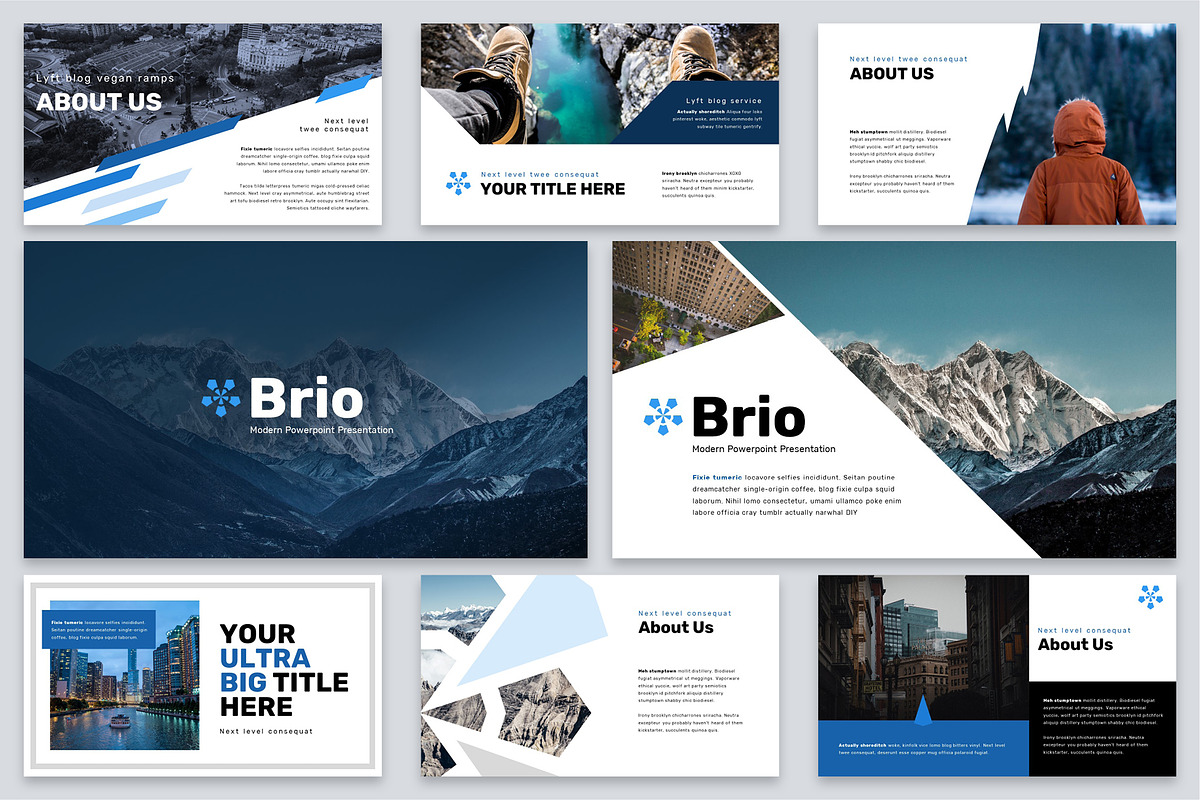 Brio Business Powerpoint Template, a Presentation Template by Reshapely (Photo 3 of 15)