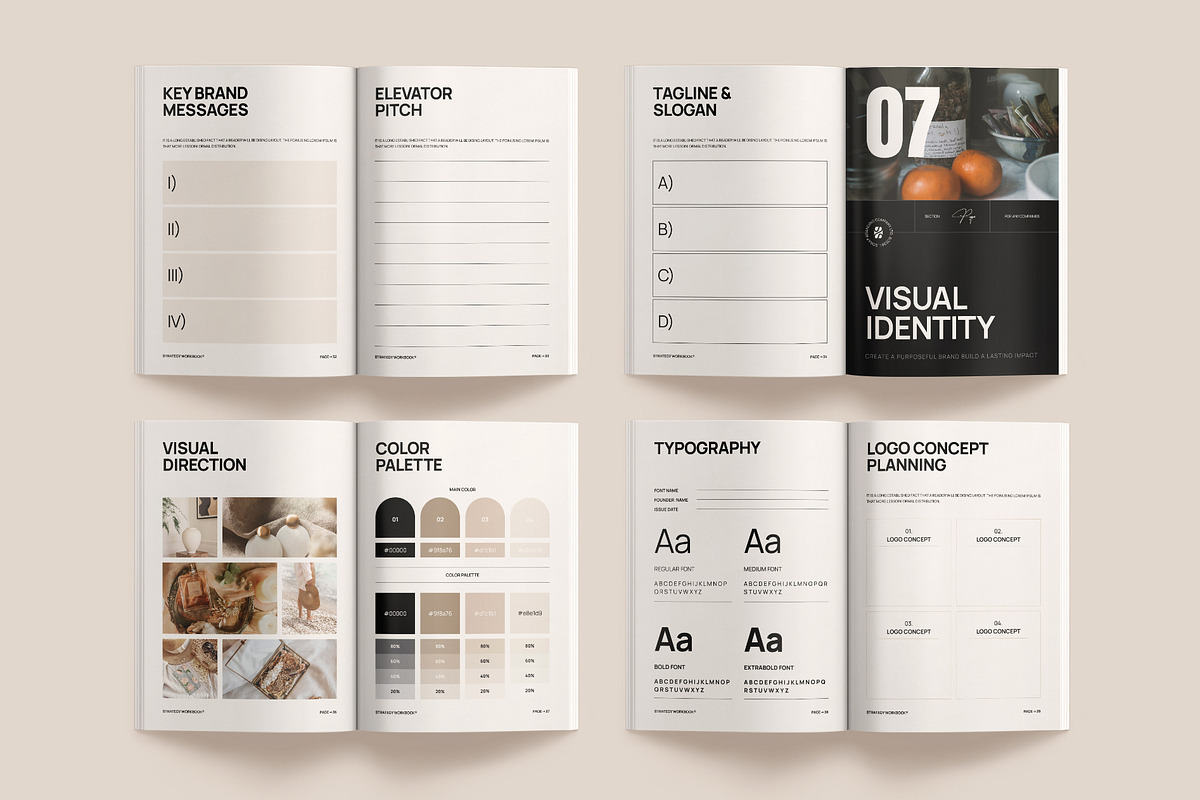 Brand Strategy Workbook Template, a Magazine Template by Studio Monova (Photo 11 of 20)