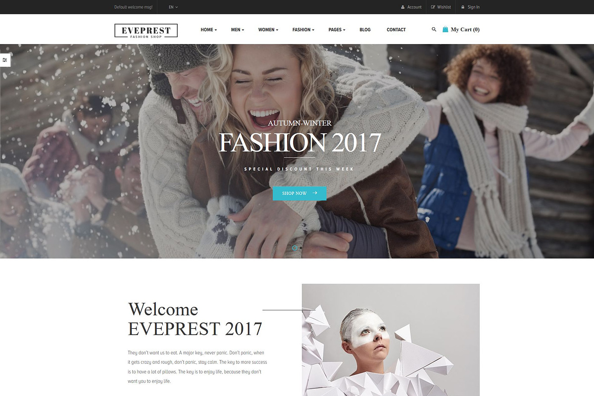 Magento 2 Eveprest Fashion Theme, a Websites & App Template by Puzzthemes (Photo 5 of 5)