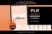 PLR Wedding Planner Binder, a Templates & Theme by Jennifer Magri Templates (Thumbnail 1 of 9)