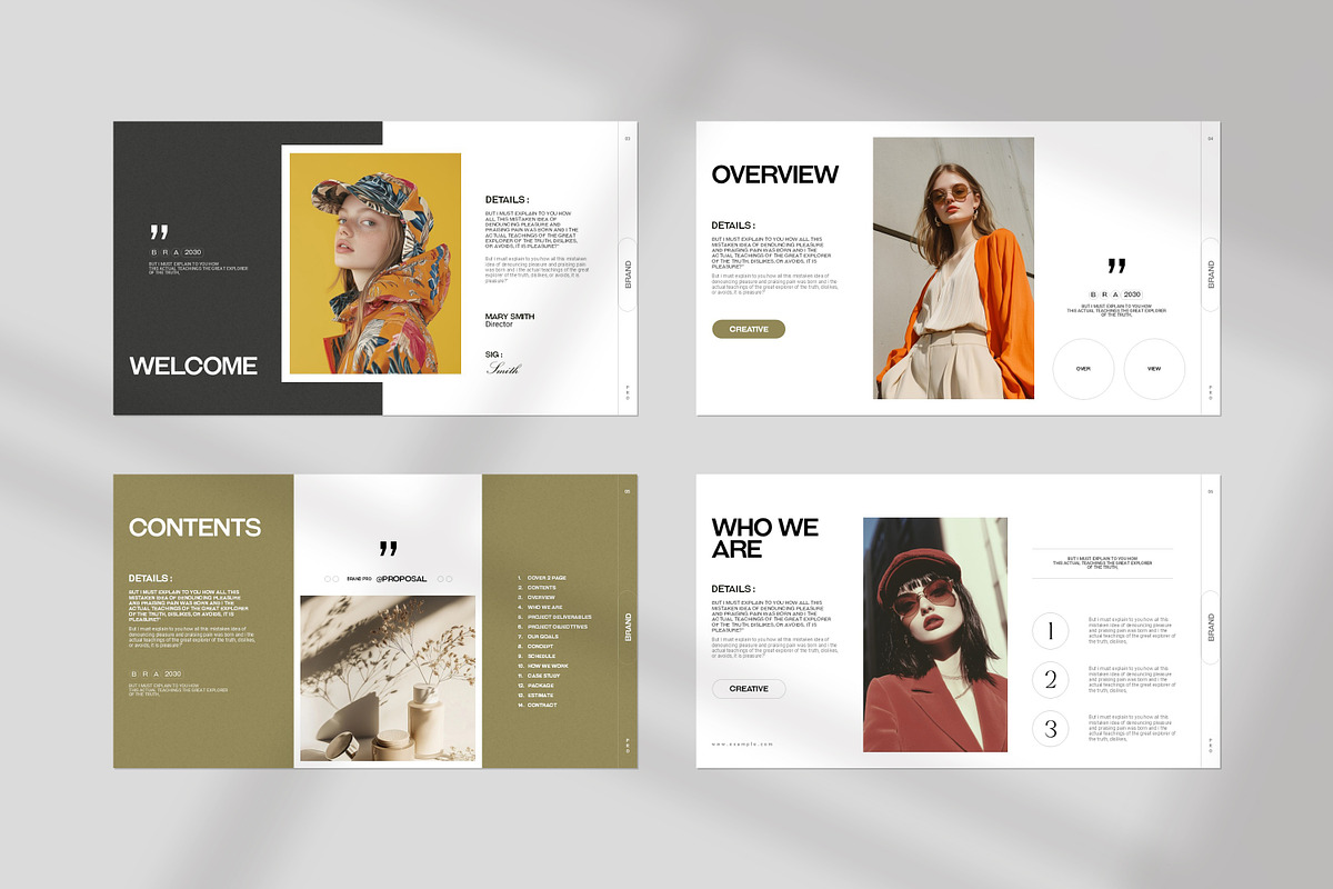 Brand Proposal Presentation Template, a Presentation Template by PrintIdea (Photo 2 of 9)