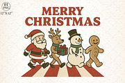 Funny Merry Christmas Png, an Illustration by Libby Wishes (Thumbnail 1 of 6)