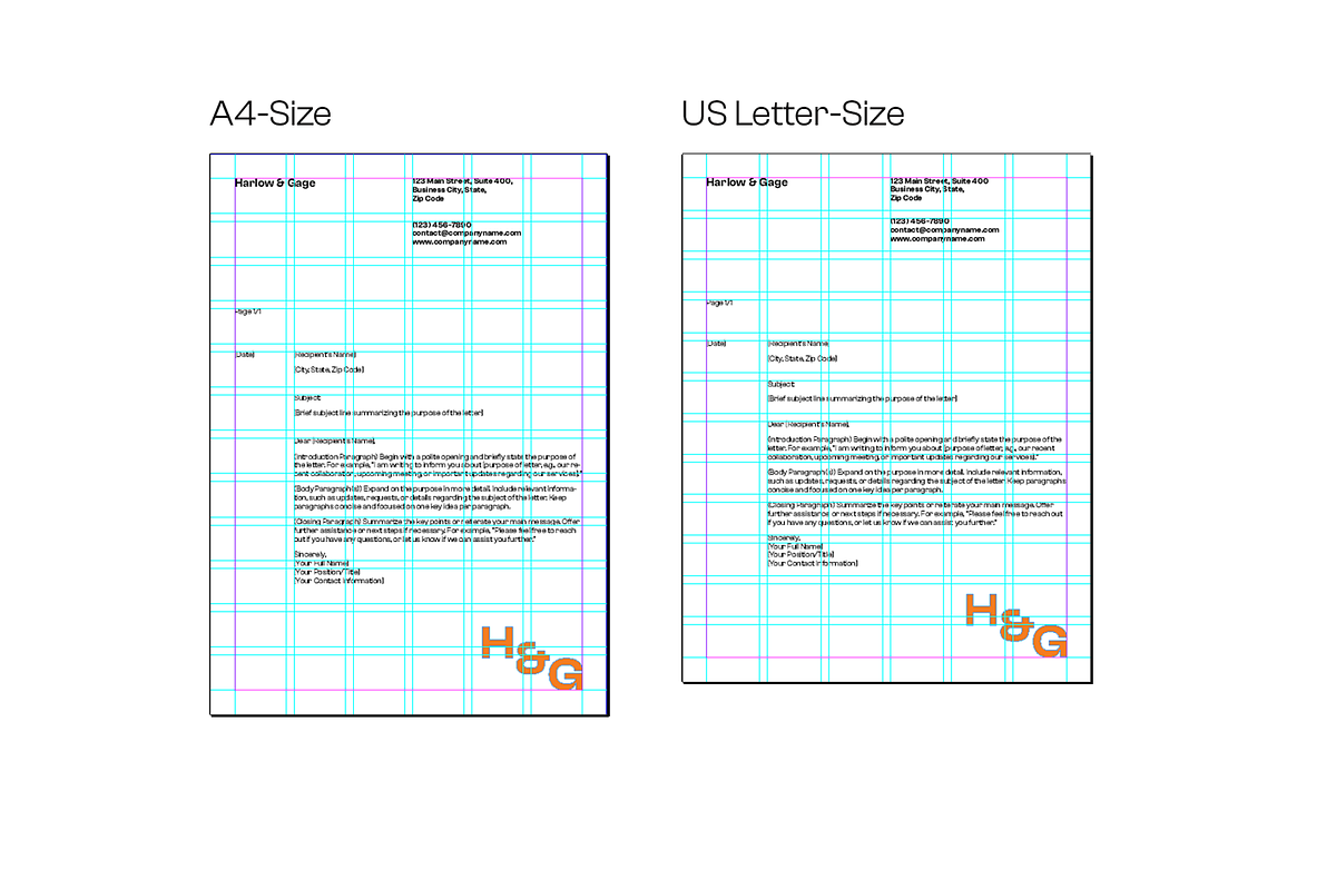 Stationery Set Design Template, a Stationery Template by Akreatipe (Photo 4 of 7)