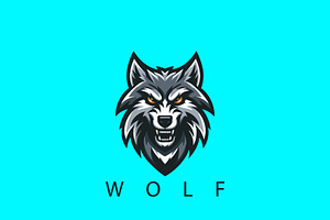Wolf Vector Logo For Sale!