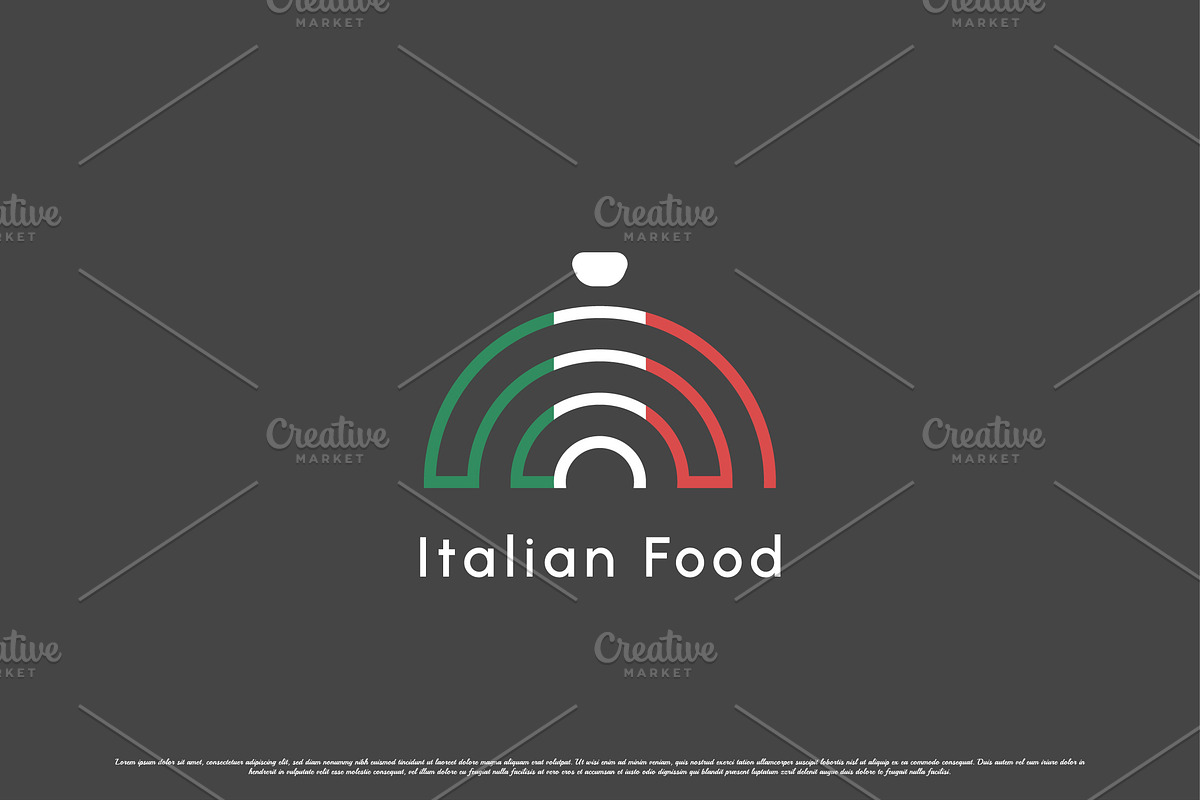 Italian Food Restaurant Logo Design, a Branding & Logo Template by Morvana Crew