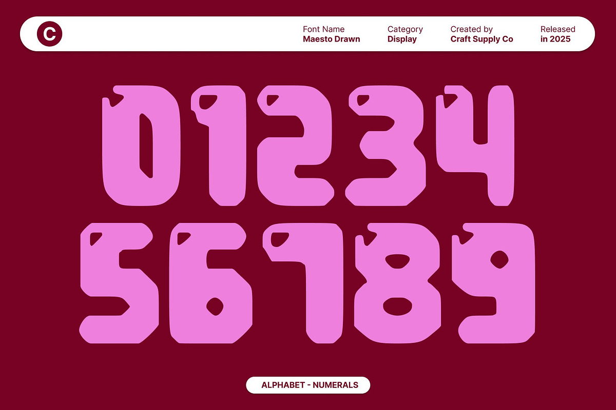 Maesto Drawn, a Sans Serif Font by Craft Supply Co. (Photo 4 of 8)