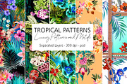 Tropical Patterns, a Pattern Graphic by Luiz da Rolt Grathwohl (Thumbnail 1 of 7)