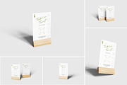 Table Tent Mockup, a Product Mockup by Indah (Thumbnail 1 of 6)
