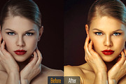 Photo Retouching Photoshop Action preview 6
