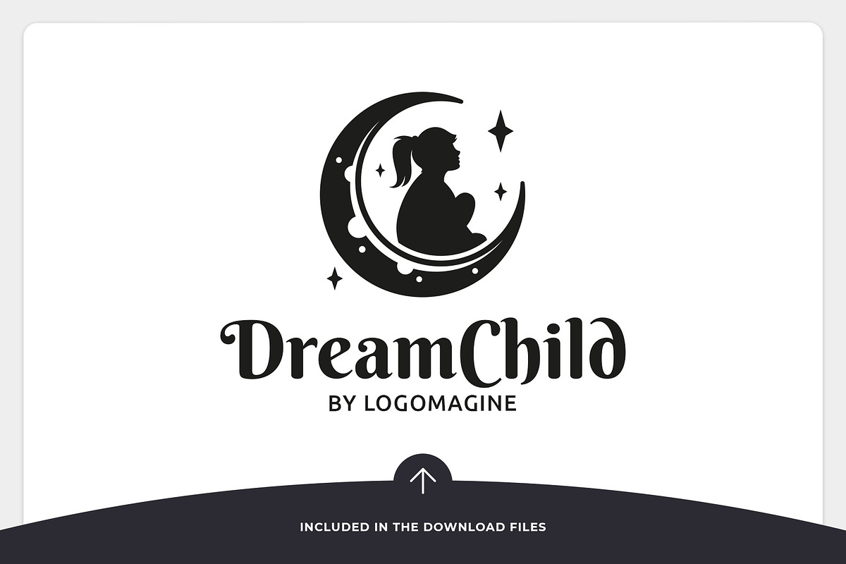 Dream Child - Girl Logo Template, a Branding & Logo Template by LOGOMAGINE (Photo 10 of 16)