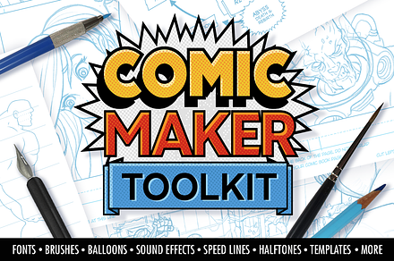 Comic Maker Toolkit, an Object Graphic by Serkworks Art Labs