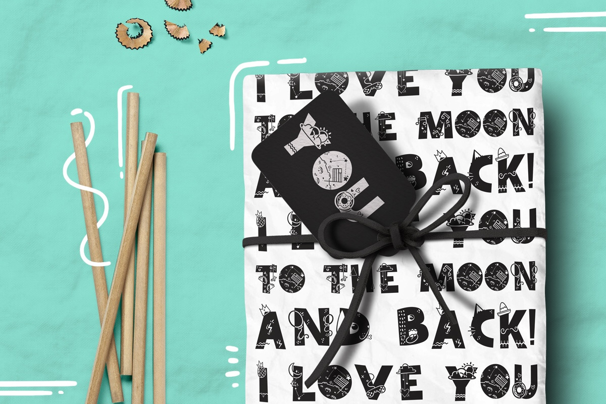 Tiny World! Scandinavian Doodle Font preview 5