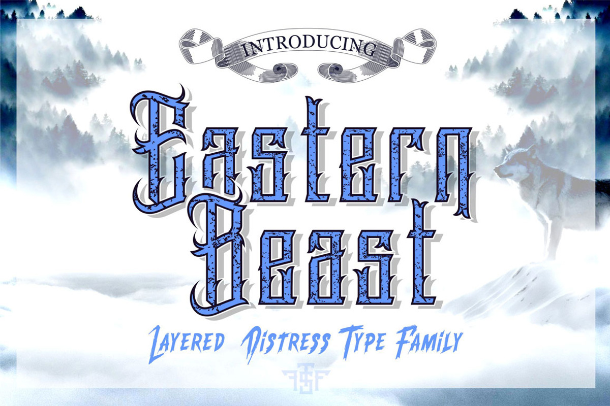 Eastern Beast Typeface