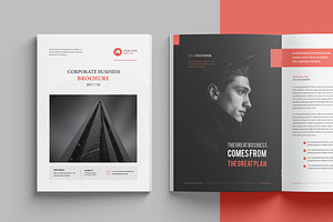 Corporate Business Brochure A4, a Brochure Template by Pro-Gh
