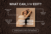 Waxing Hair Removal Instagram Canva, a Social Media Template by DesignsbyMariaStudio (Thumbnail 10 of 10)
