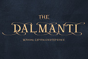 Dalmanti - Capitalized Typeface, a Serif Font by Analogous (Thumbnail 1 of 8)