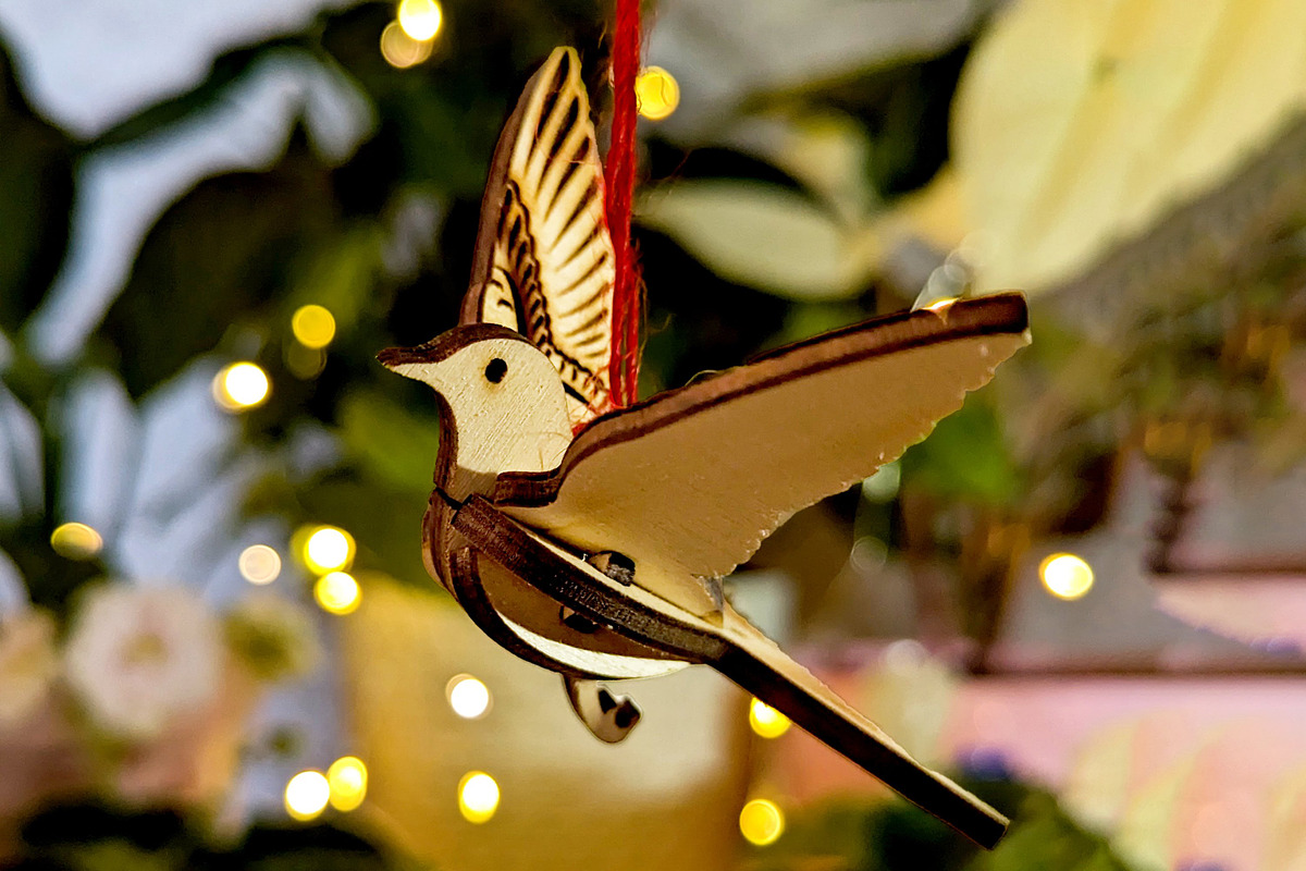Set of 5 Bird Ornaments - Laser Cut, an Object Graphic by VectorPainter (Photo 2 of 21)