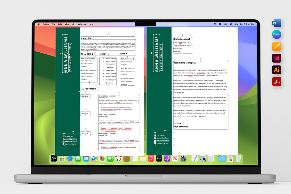 Canadian Job Market Resume, a Resume Template by Nur Designer (Photo 4 of 4)