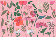 Modern Botanical Floral Illustration, a Decorative Illustration by likorbut (Thumbnail 2 of 9)