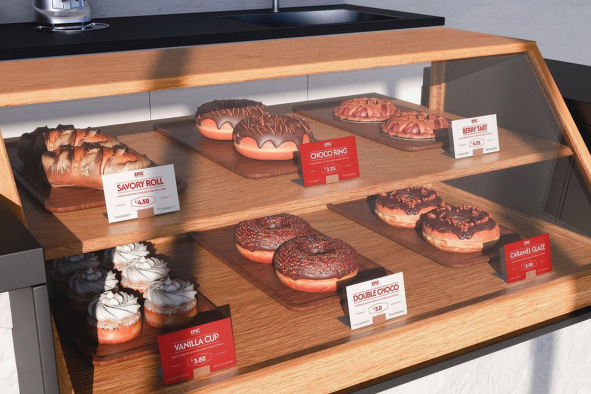 Cafe, Bakery, Restaurant Mockups, a Mockup by Vitora Mockup (Photo 11 of 15)