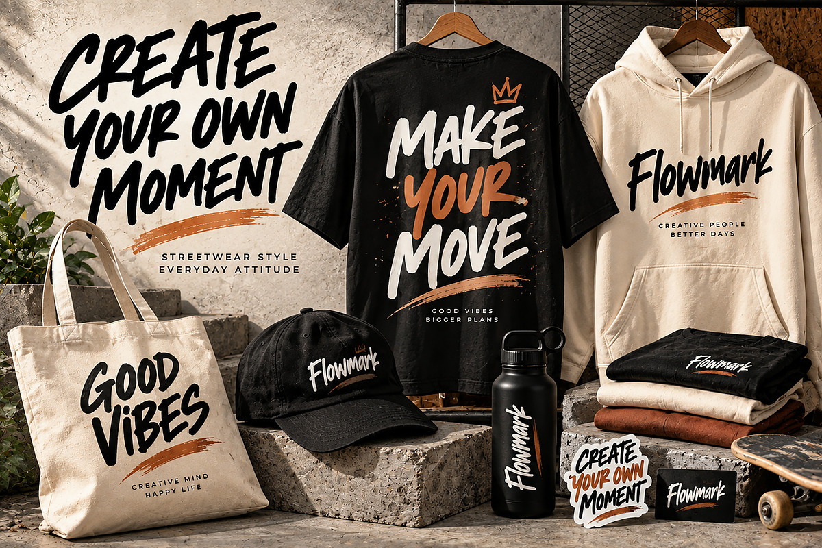 Flowmark, a Script Font by Wow Magic (Photo 2 of 5)