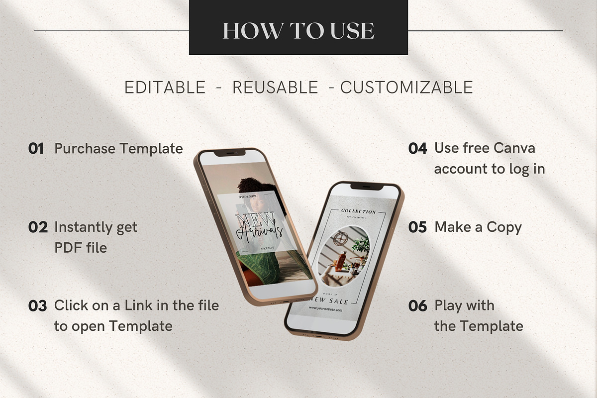 Minimalist Black Instagram Templates, a Social Media Template by DesignbySamVN (Photo 9 of 9)