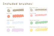 Cute Japanese Brushes for Procreate, a Brush Add-On by Wink Brushes (Thumbnail 2 of 4)