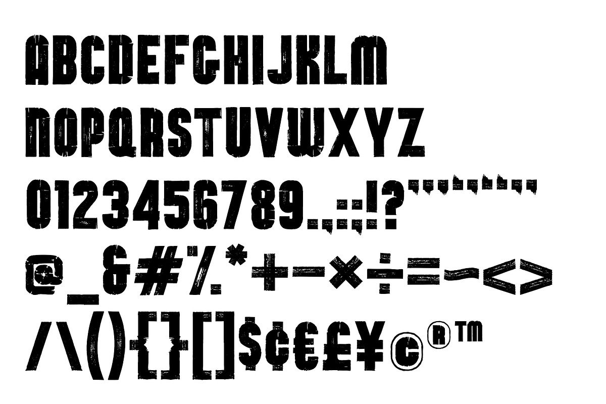 Chip Brush Regular - Brush Font preview 4