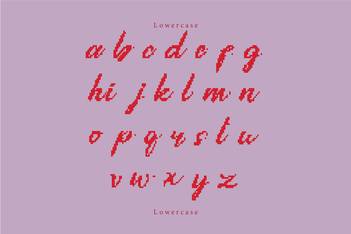 Vostriya | A Embroidery Script Font, a Handwritten Font by Berdansabersama (Photo 3 of 9)