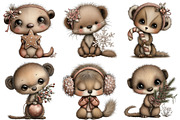 Whimsical Meerkat Clipart, an Illustration by Craft Nest (Thumbnail 9 of 9)