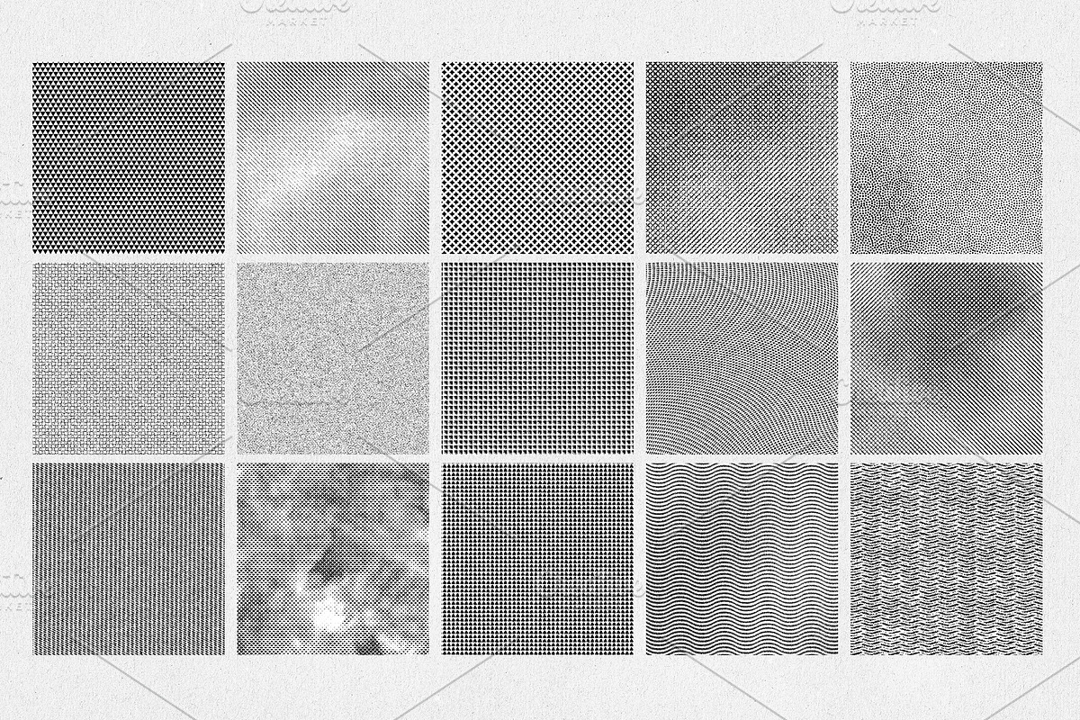 30 Halftone Texture Overlay Effect, a Texture Graphic by smishura (Photo 3 of 7)