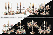 Antique Candlestick Clipart, an Object Graphic by Artnoy (Thumbnail 2 of 5)
