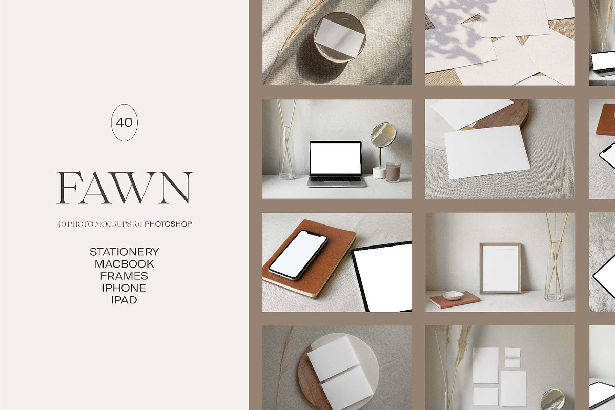 Fawn Photo Mockup Bundle, a Product Mockup by Frame Space Studio (Photo 1 of 7)