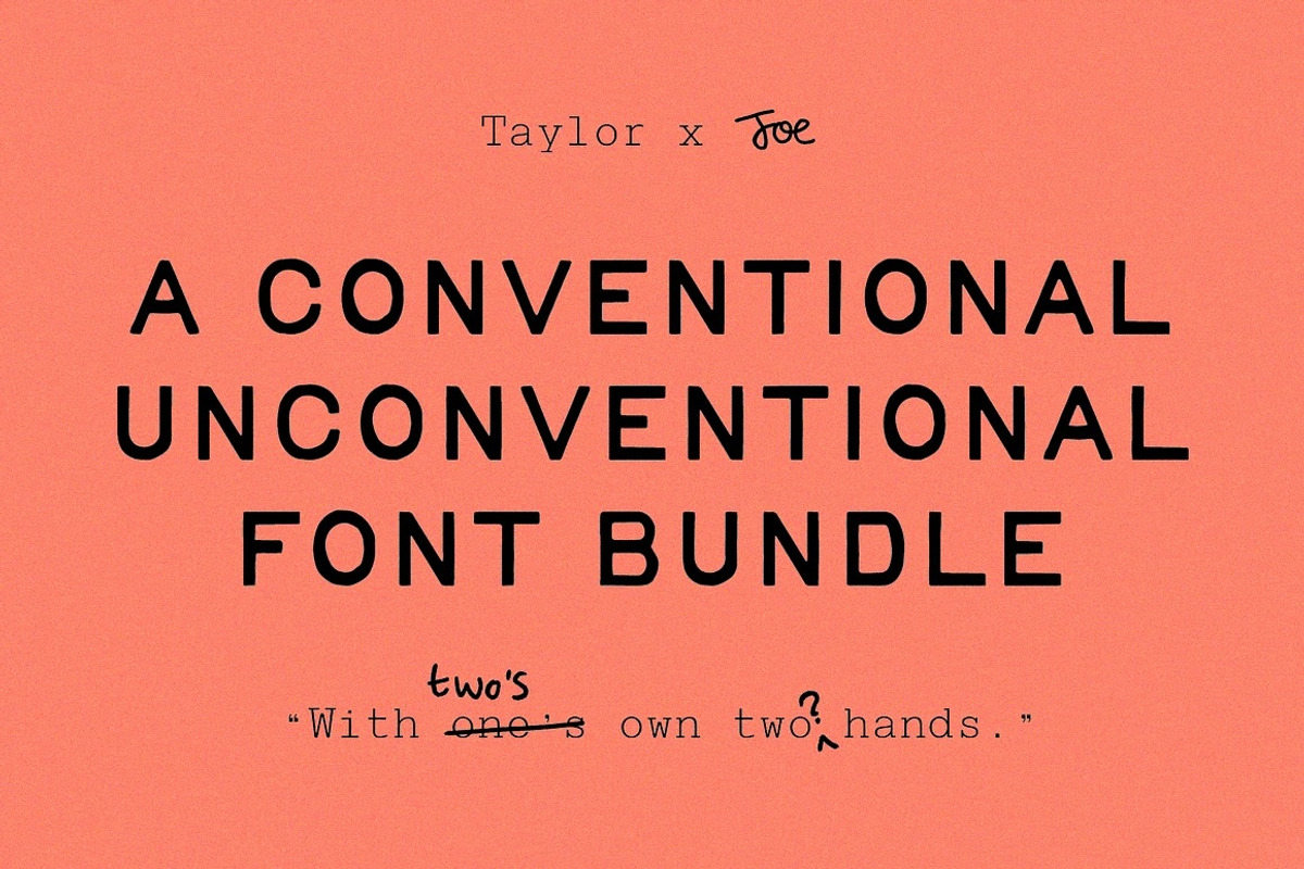 Taylor Penton Bundle I, a Sans Serif Font by Off The Rack © (Photo 1 of 3)