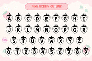 Pink Berry - sweet decorative font, a Symbol Font by AnningArts (Thumbnail 6 of 6)