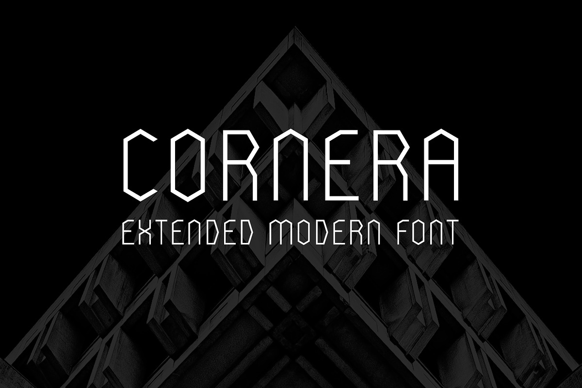 Cornera Extended Font