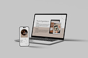 Laptop and iPhone mockup, a Wearable Device Mockup by Creative_A23 (Thumbnail 1 of 6)