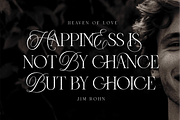 Heaven Of Love | Ligature Serif, a Serif Font by Silverdav (Thumbnail 3 of 12)