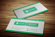 Simple & Clean Business Card, a Business Card Template by Pentaclay (Thumbnail 2 of 5)