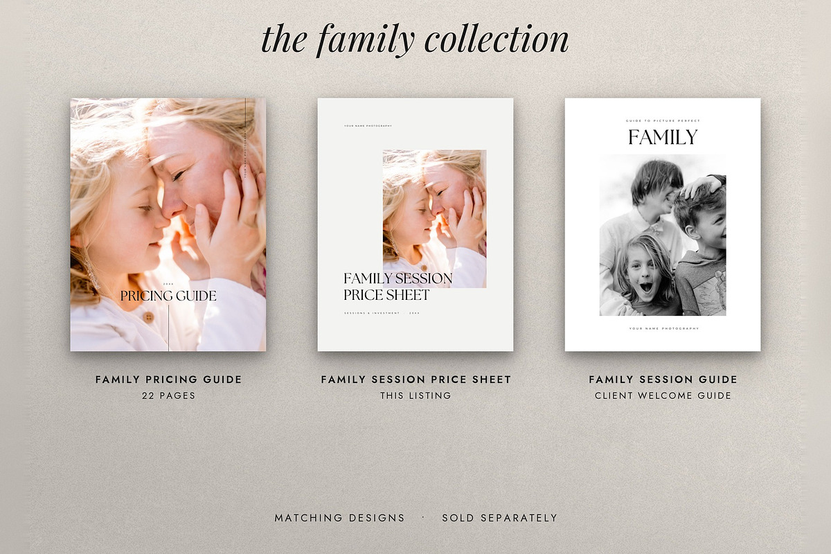 Family Session Price Sheet, a Flyer Template by Cagdas Yoldas (Photo 7 of 7)