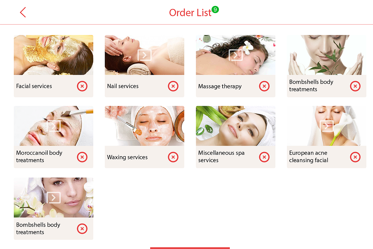 Touch Spa UI Kit, an UI Kit Template by hoangpts (Photo 7 of 8)