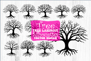 Laser Cut Tree Silhouettes Bundle, a Graphic by Designs_River (Thumbnail 1 of 11)