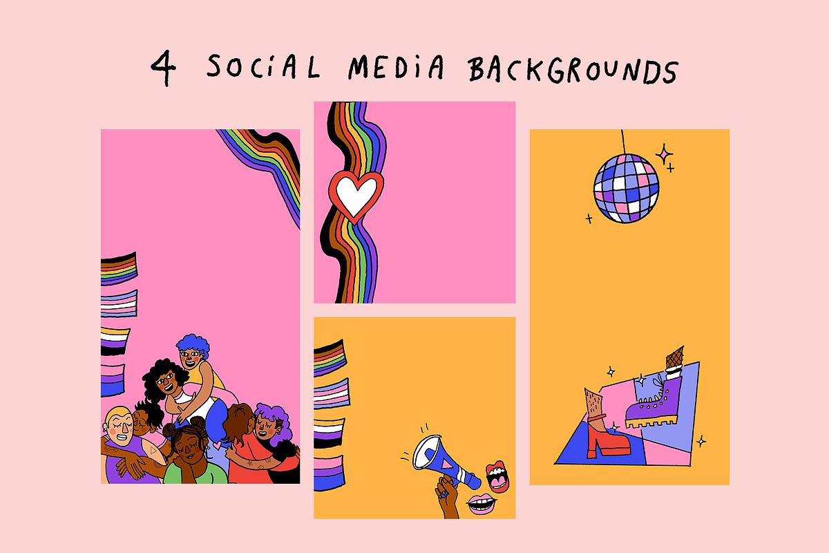 Queer Joy | LGBTQ+ Pride Graphics, a Person Illustration by Theo Quest Art & Design (Photo 4 of 4)