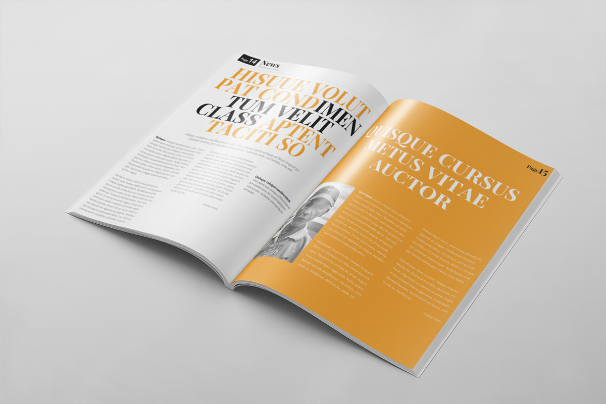 Magazine Template 45, a Magazine Template by pmvch (Photo 8 of 15)