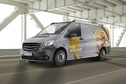 Realistic Panel Van PSD Mockup, an Object Graphic by Sinlatown (Thumbnail 14 of 17)