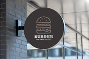 Burger Restaurant Logo Design, a Branding & Logo Template by YUDesignStore (Thumbnail 1 of 7)