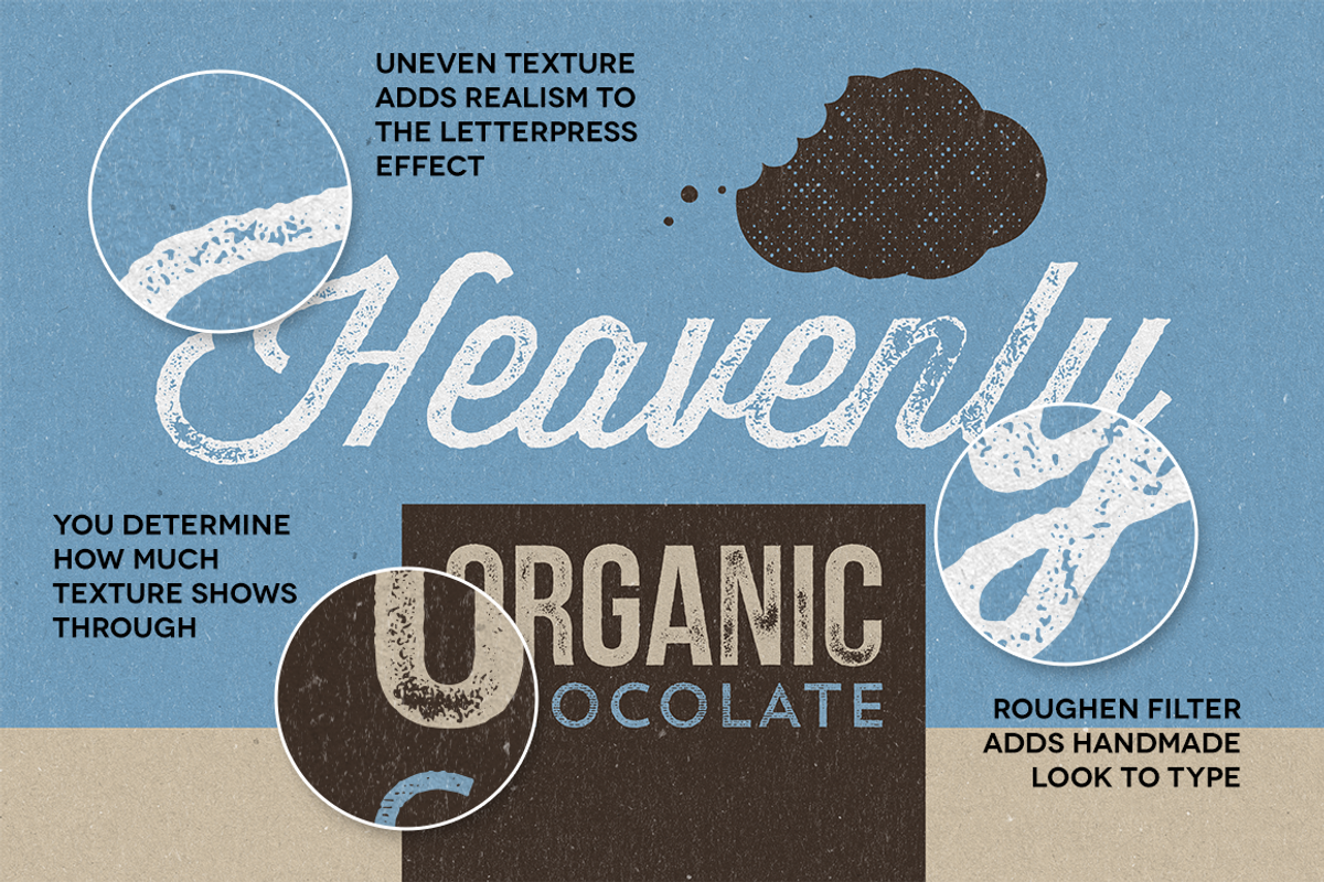 VectorPress: Illustrator Letterpress, an Action Add-On by Ian Barnard (Photo 3 of 5)