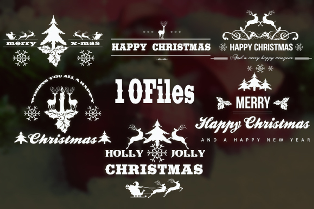 Ten Christmas Labels preview 2